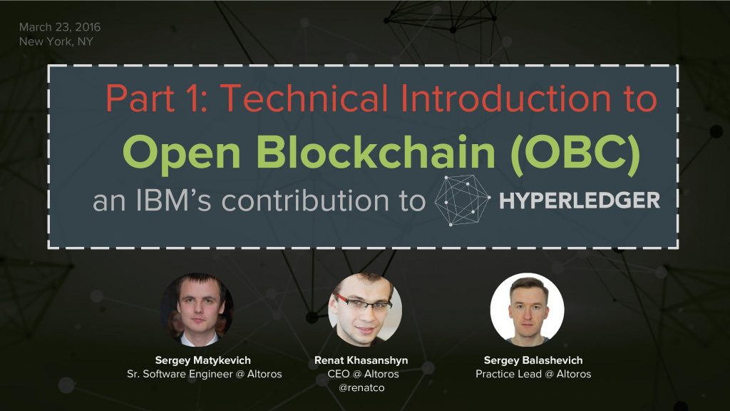 IBM e Hyperledger rumo ao furturo