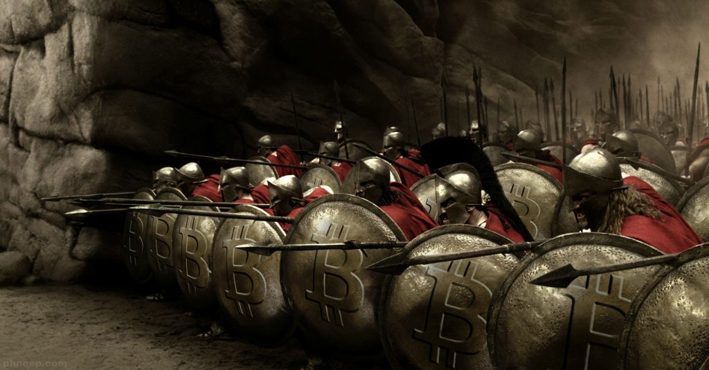 O bitcoin vai a guerra e leva a blockchain a tira colo
