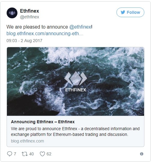 Ethfinex: a plataforma da Bitfinex baseada na rede Ethereum. BTCSoul.com