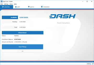 Dash Core Wallet para Windows. BTCSoul.com