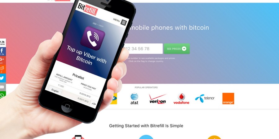 A Bitrefill, empresa que fornecedora de recargas para celular anunciou nessa segunda feira que passará a aceitar também Ethereum como forma de pagamento.