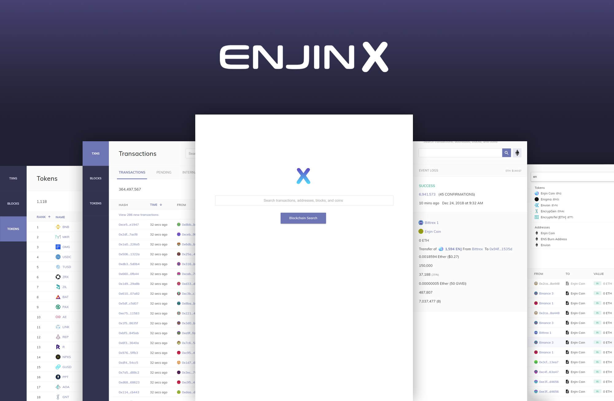 Enjin lança explorador universal de Blockchain