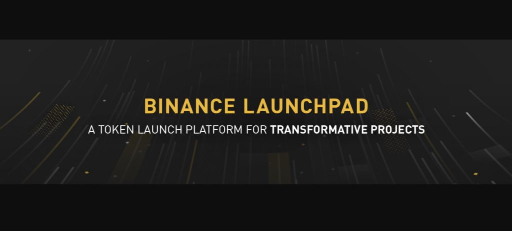 binance tokensale launchpad venda token
