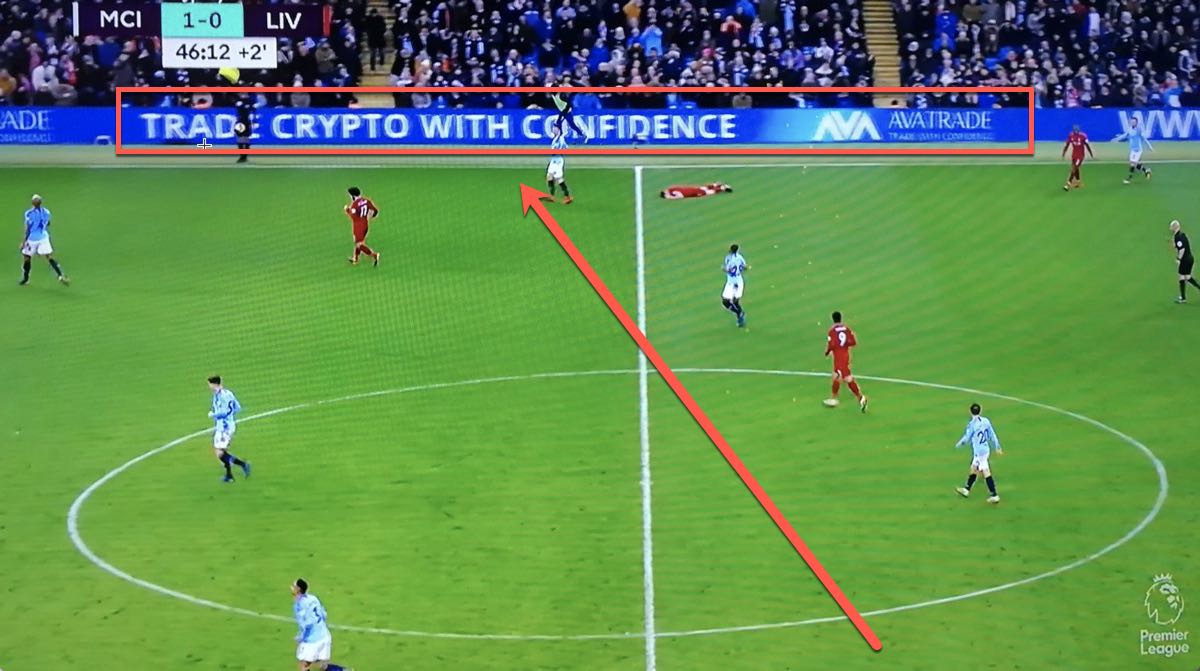 Criptomoedas – Exchange faz anúncio durante jogo da Premier League inglesa
